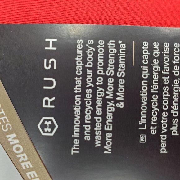 $50 NEW L UNDER ARMOUR Rush STAMINA RED SHORT SLEEVE COMPRESSION SHIRT LARGE NWT - Picture 10 of 13